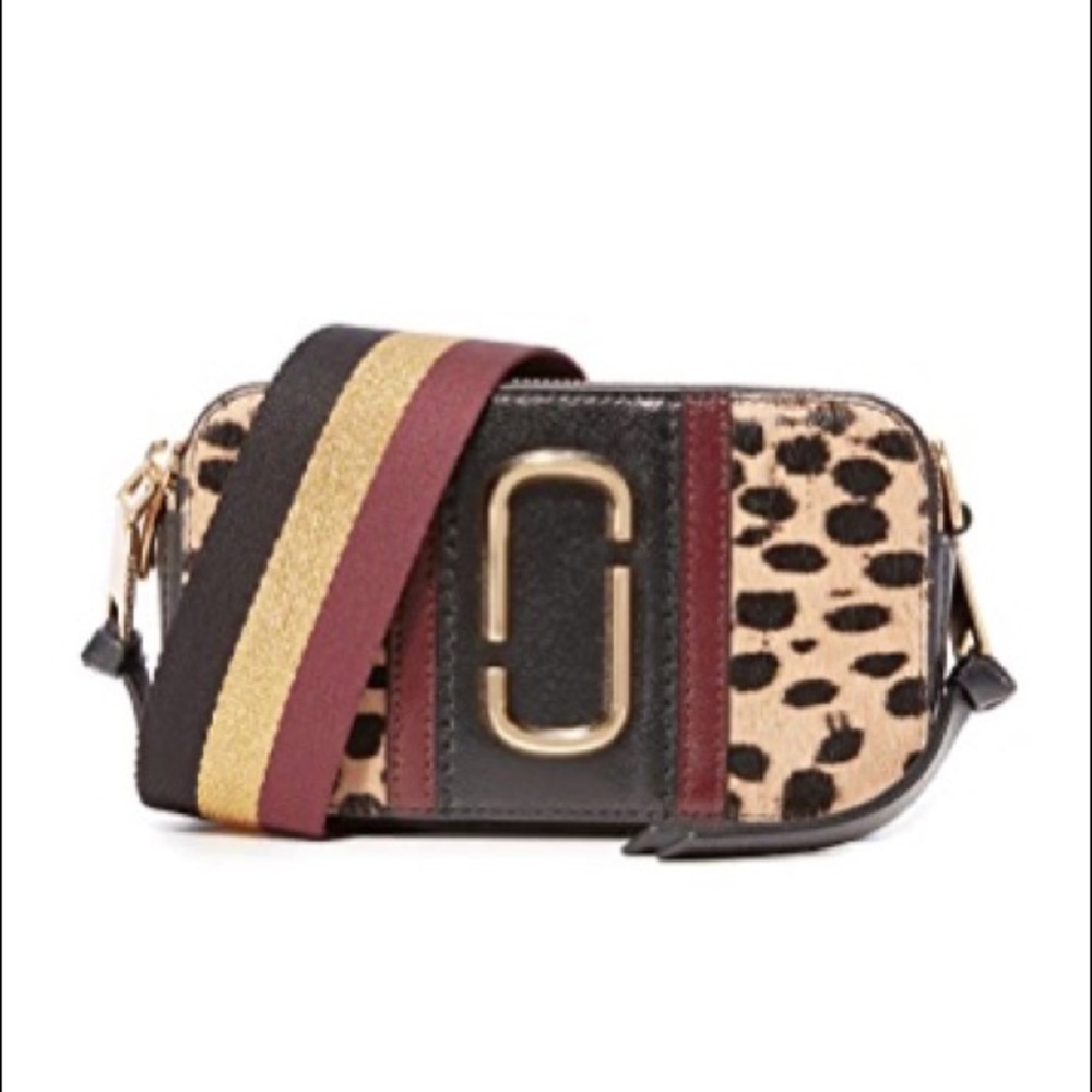 Marc Jacobs Leopard Haircalf Snapshot Bag